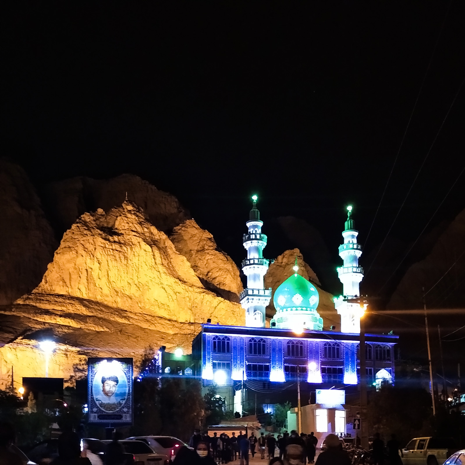 شب قدر در مسجد صاحب زمان کرمان